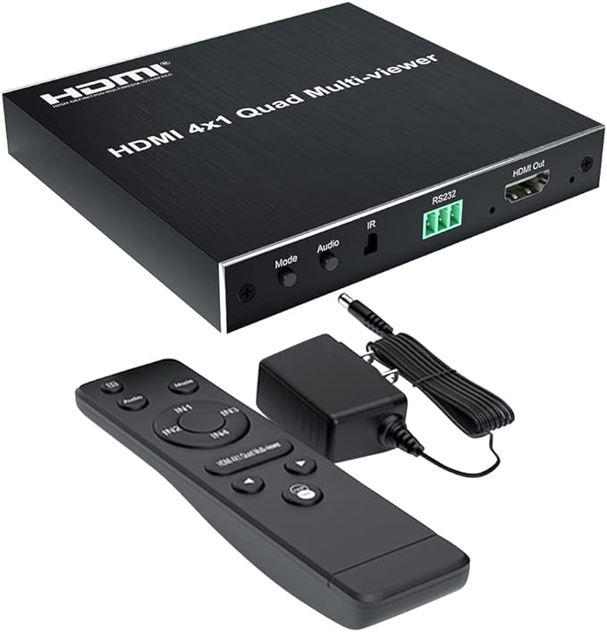 HDMI 4入力切替器(画面分割/入力機器をリモコン操作可)HDS841SL HDMI 4入力切替器(画面分割/入力機器をリモコン操作可)HDS841SL